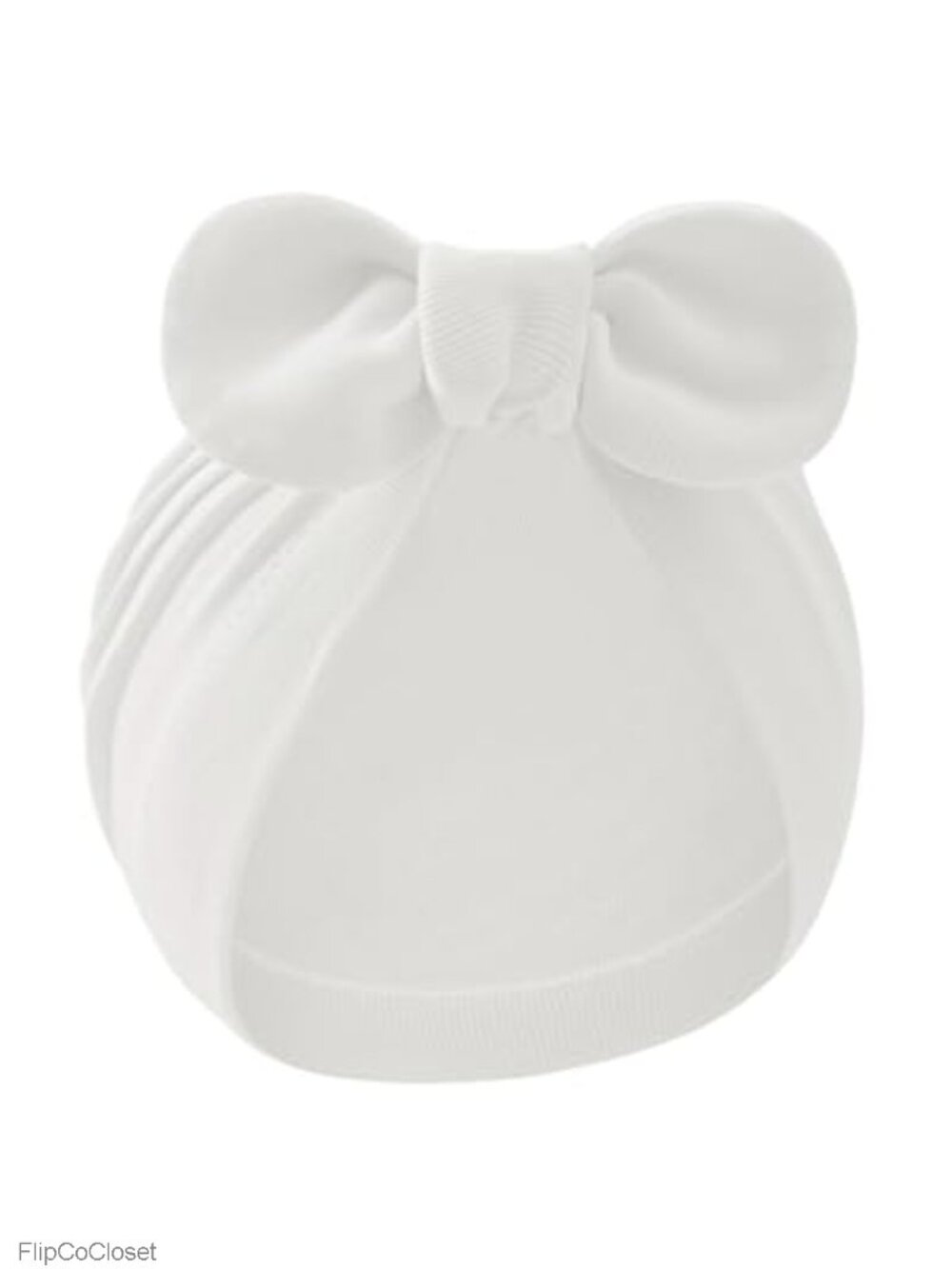 Newborn Baby Girls Knit Beanie Hat with Bow Infant Toddler Hospital Cap